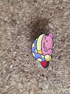 Sleeping Kirby Enamel Pin - Pink, Purple, Yellow